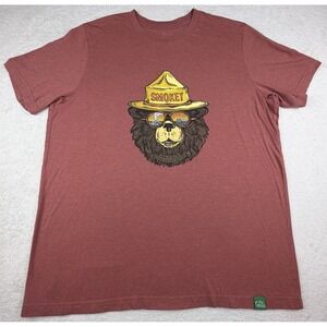Wild Tribute Mount St. Helens National Volcanic Monument Smokey The Bear T-shirt